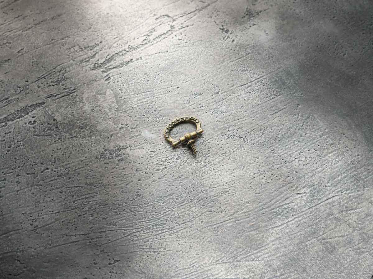 Ручка декор. Колір "стара латунь". 23х26мм, фото 1