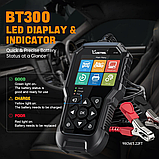 VDIAGTOOL BT300 6В/12В Тестер автомобільних і мотоаб Тест запуску/заряджання (VRLA или SLA) AGM GEL AGMspiral, фото 6