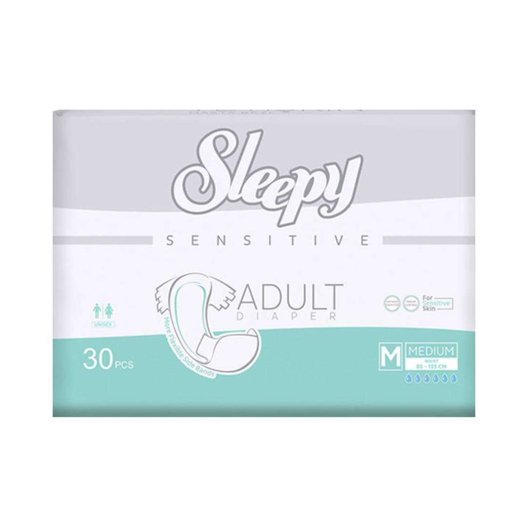 Підгузки для дорослих SLEEPY Sensitive Adult розмір М №30 (85 - 125 см)