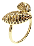 Каблучка Xuping QQMM Позолота 14K "Інкрустація цирконієм" р.17-18, фото 3