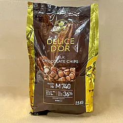 Шоколад молочний Delice D`OR, ТМ Мир (36%, 2,5 кг)