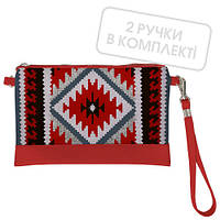 Клатч через плече Гуцульський орнамент 25x15 см (KL_14S024_KR)