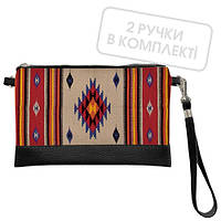 Клатч через плече Орнамент (чорний) 25x15 см (KL_15NGETN010_BL)