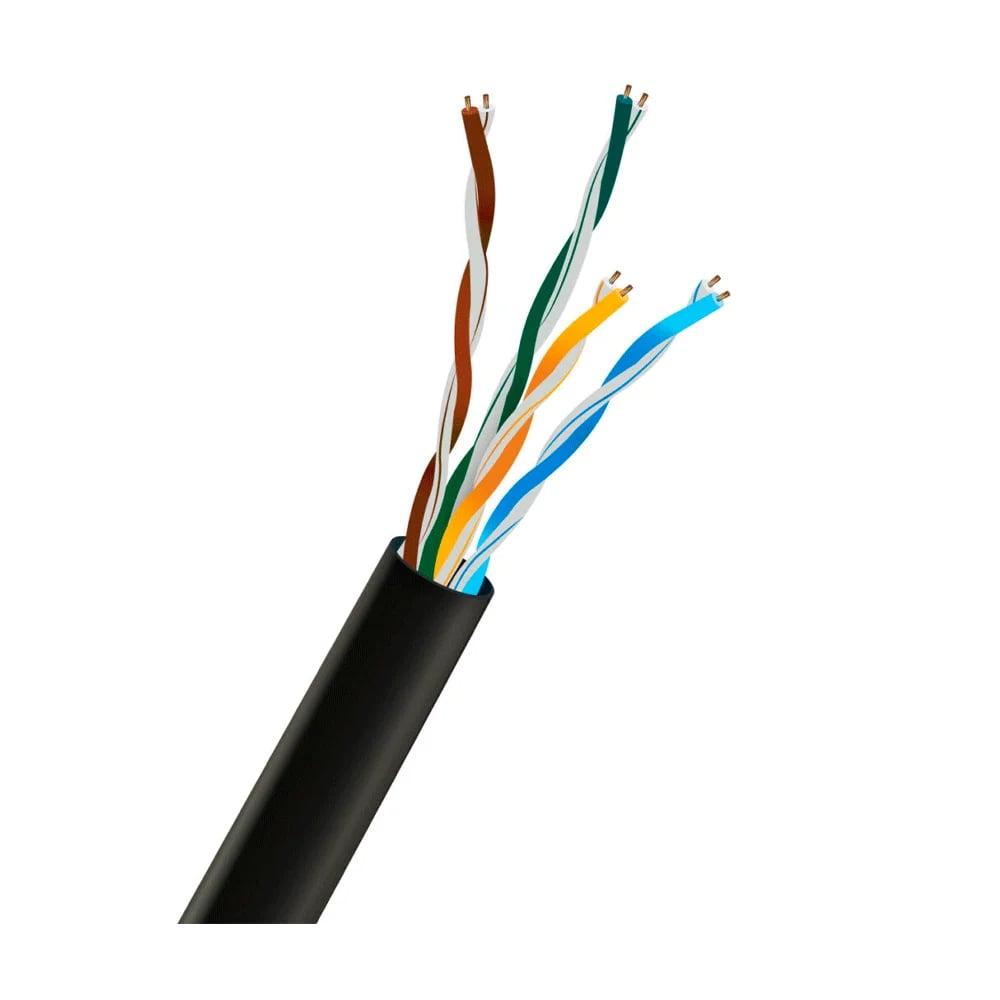 Кабель вита пара UTP CAT5E CCA 0.51mm LDPE Outdoor Trinix 305m (33-00188), фото 1