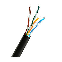 Кабель вита пара UTP CAT5E CCA 0.51mm LDPE Outdoor Trinix 305m (33-00188)