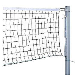 Сітка волейбольна з тросом S0781 (капрон/поліпропілен 1,8 мм, р-н 9,5х1м, комірка р-р 10х10см)