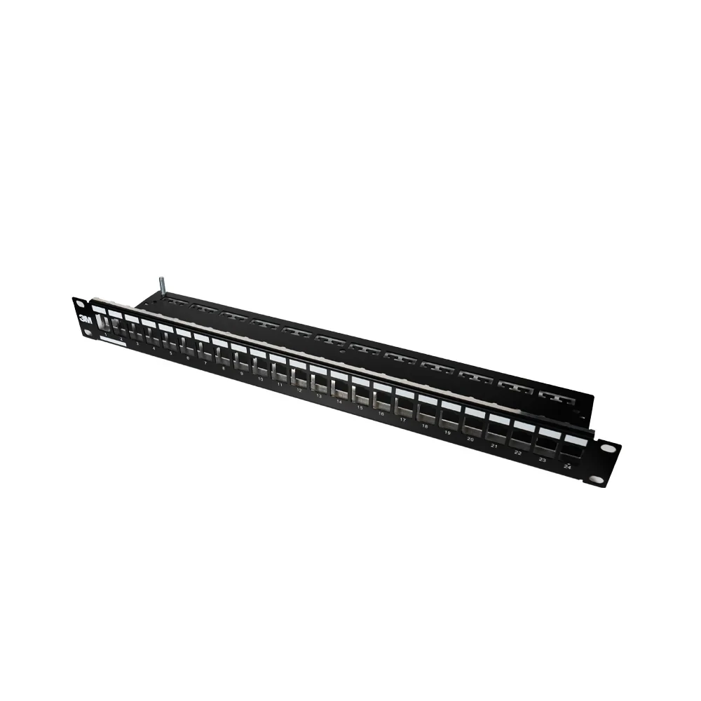 Патч-панель 24 порти Keystone NVC-P-05/24 19" 1U неекранована (73-00146), фото 1
