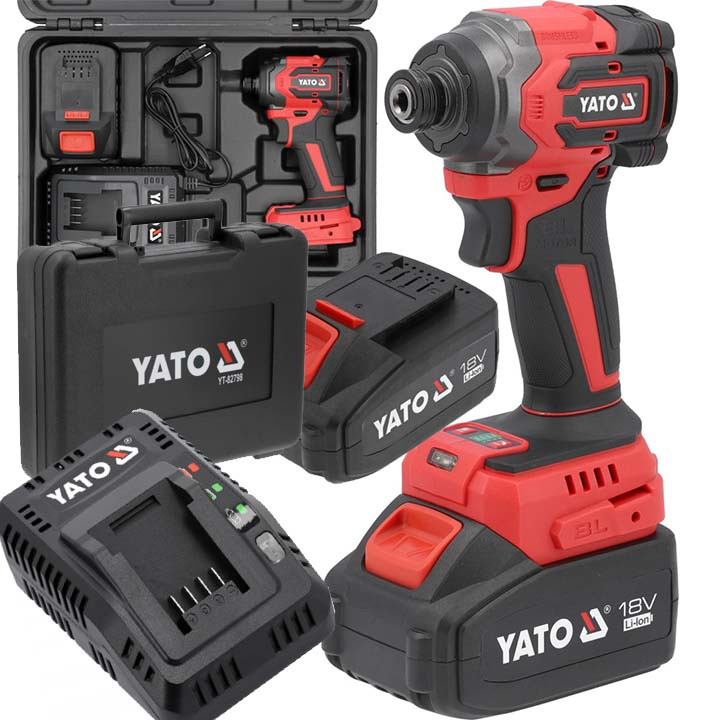 y f様 Бесщеточный ударный шуруповерт YATO YT-82798 18 В 230 Нм