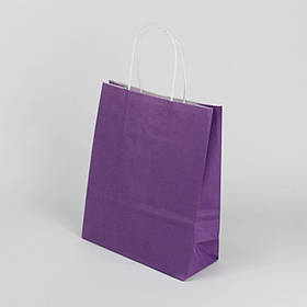 Святкові подарункові пакети кольорові яскраві 180*100*220 мм Крафт пакет для сувенірів