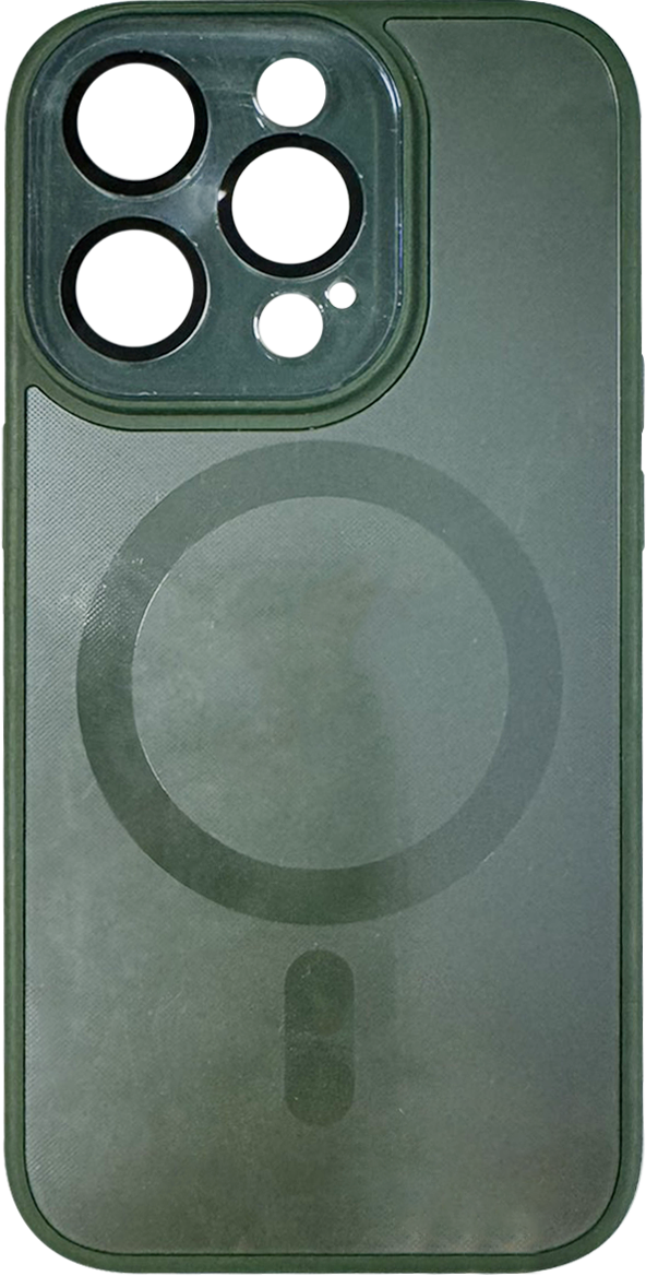 Накладка iPhone 14 Pro forest green Sapphire Glass MagSafe