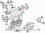 Прокладка впускного коллектора (боковая) на Мерседес Спринтер 2.2CDI 2000-2006 MERCEDES (Оригинал) 6110980180, фото 4