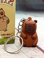 Брелок Капібара брелок іграшка  фігурка Капібара підвіска на рюкзак сумку 4,5 см Сapybara keychain