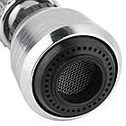 Насадка-аератор на кран, 2 режими, поворотна на 360°, Water Saver / Насадка на кран / Аератор для змішувача, фото 6