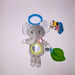 Дитяча Плюшева підвіска-брязкальце Слоник,DE06-C