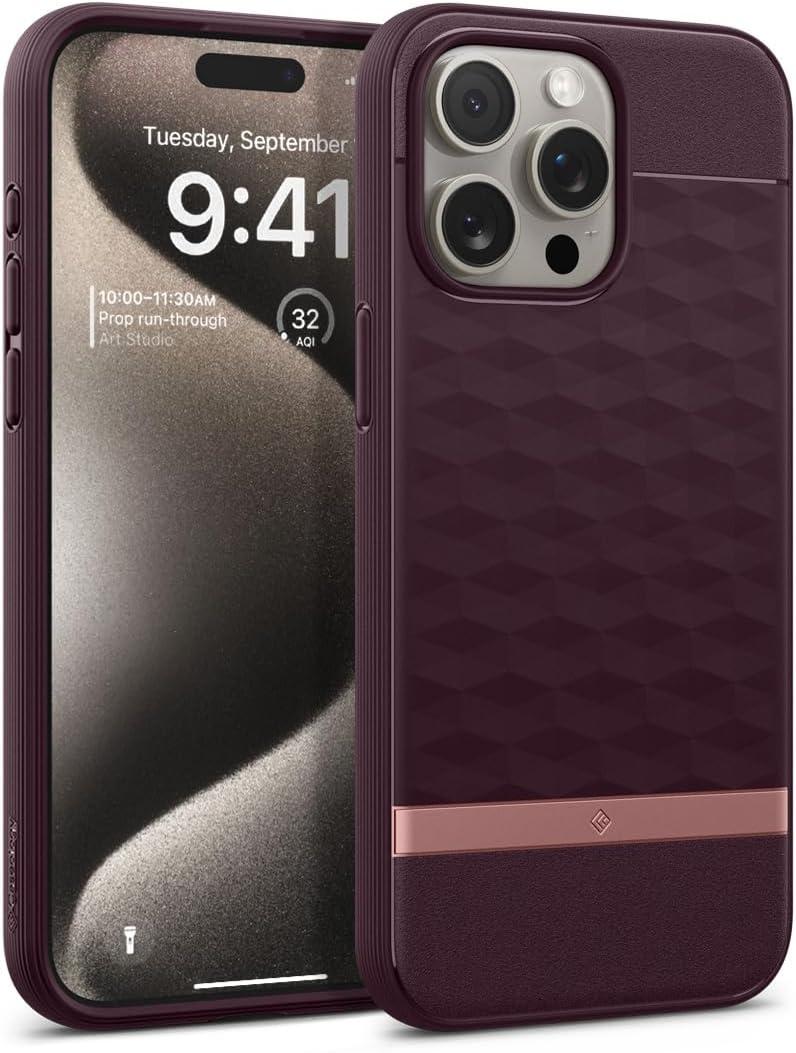 Чохол Caseology Parallax Mag Burgundy для iPhone 15 Pro ACS06751