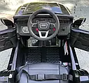 Дитячий електромобіль джип Audi Q7 чорний на акумуляторі + пульт, фото 3
