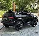 Дитячий електромобіль джип Audi Q7 чорний на акумуляторі + пульт, фото 2