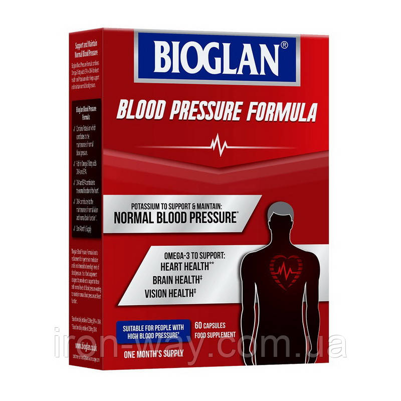 Bioglan Blood Pressure Formula (60 caps), фото 1