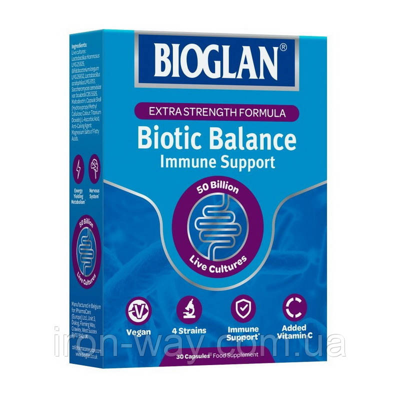 Bioglan Biotic Balance Immune Support 50 Billion (30 caps)