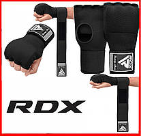 Швидкі бинти для боксу єдиноборств із гелем RDX Inner Gel Black розмір XL чорні