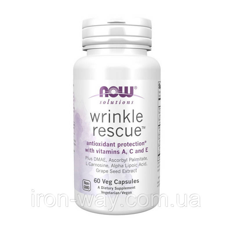 NOW Wrinkle rescue (60 veg caps)