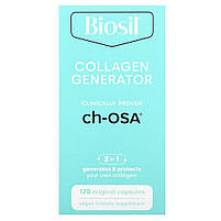 БіоСіл Генератор Колагену — (Веган), BioSil ch-OSA Advanced Collagen Generator 120 капс BX964, фото 3