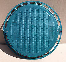 Люк дачний до 700 кг, Зелений із замком (740мм)