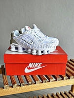 Мужские Кроссовки Nike  Shox white чоловічі кросівки Nike