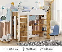 Дитяче ліжко-горище Кідс 80*190