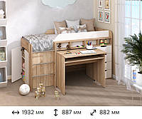 Дитяче ліжко-горище Легенда 70*190