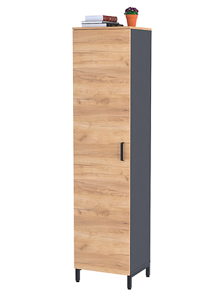 Шафа офісна LT-450-1900 антрацит ТМ Loft design, фото 1