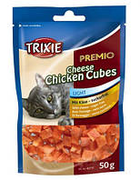 Ласощі для кішки Trixie "PREMIO Cheese Chicken Cubes" сирно-курячі кубики, 50 гр