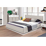 Спальня Франческа кашемір/кашемір/білий Модерн, фото 5