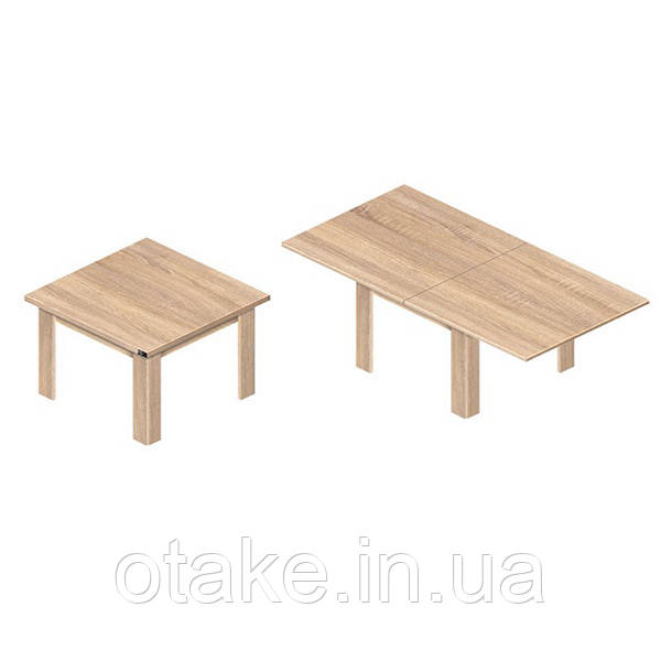 Стіл розкладний дуб сонома/дуб вінтаж Модерн, фото 1