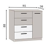 Комод Анді 4 + 1S Модерн, фото 3