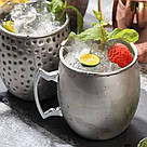 Кухоль коктейльний Mule 550 мл срібляста нержавіюча сталь REMY-DECOR кухоль мул для холодних напоїв, фото 7