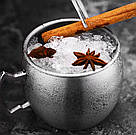 Кухоль коктейльний Mule 550 мл срібляста нержавіюча сталь REMY-DECOR кухоль мул для холодних напоїв, фото 6