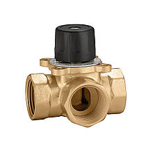 Клапан триходовий змішувальний Caleffi DN 1" (Kv=10 m³/h) секторний під привід (Італія) 610600