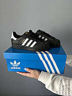 Мужские Кроссовки Adidas  Superstar Black чоловічі кросівки Adidas