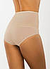 Cтягуючі труси для корекції фігури Афина 013 з бавовни і щільного спандексу бежеві 4XL, фото 2