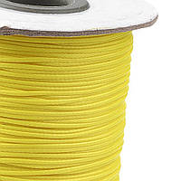 Шнур на метраж Finding Нейлоновий вощений для рукоділля та творчості Жовтий 1 мм