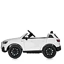 Дитячий електромобіль джип Audi Q7 білий на акумуляторі + пульт, фото 3