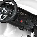 Дитячий електромобіль джип Audi Q7 білий на акумуляторі + пульт, фото 8