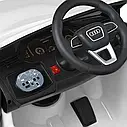 Дитячий електромобіль джип Audi Q7 білий на акумуляторі + пульт, фото 6