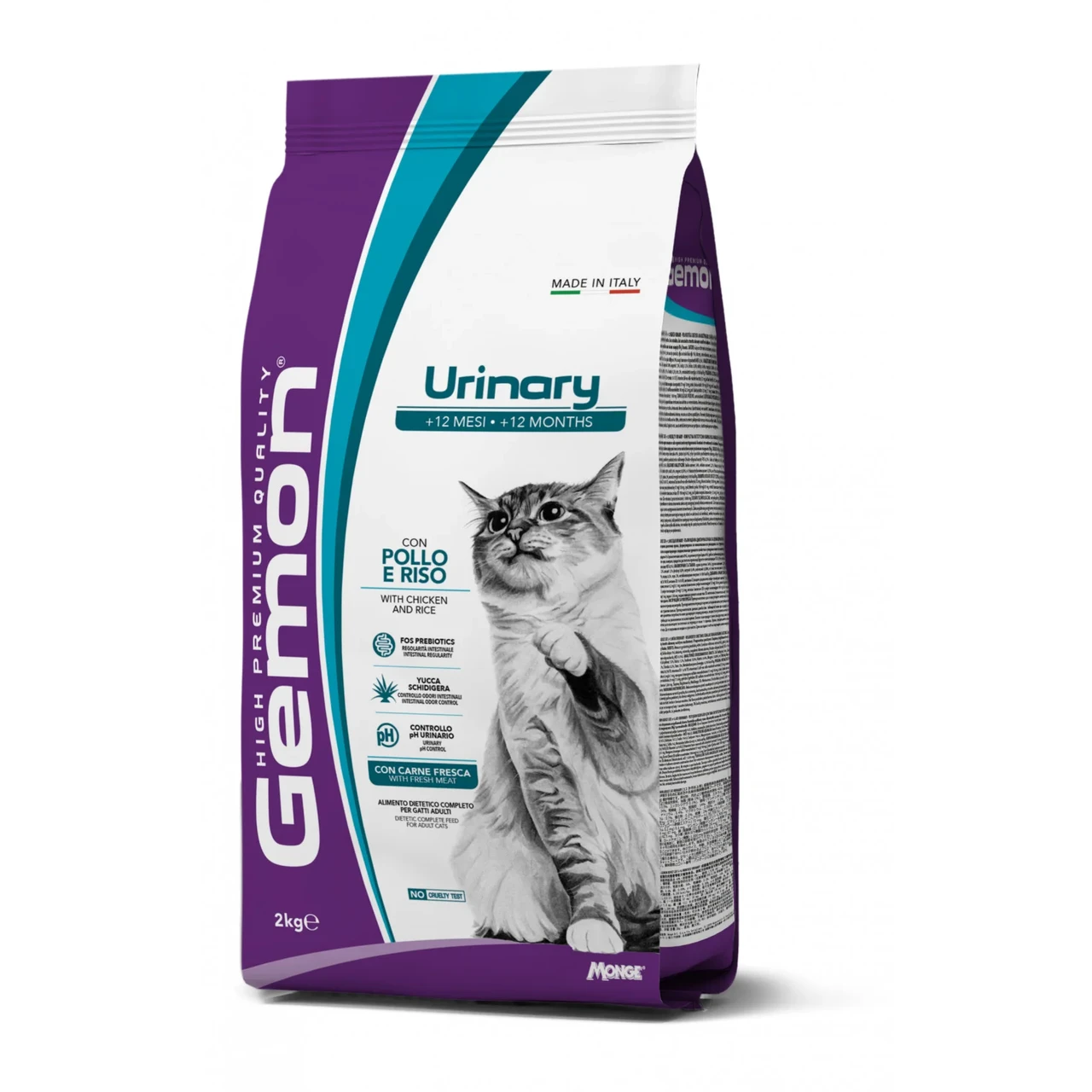 Gemon Cat Urinary корм для профілактики сечокам'яної хвороби для дорослих кішок, 2 кг
