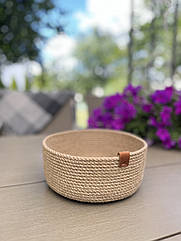 Кошик для фруктів і десертів плетений