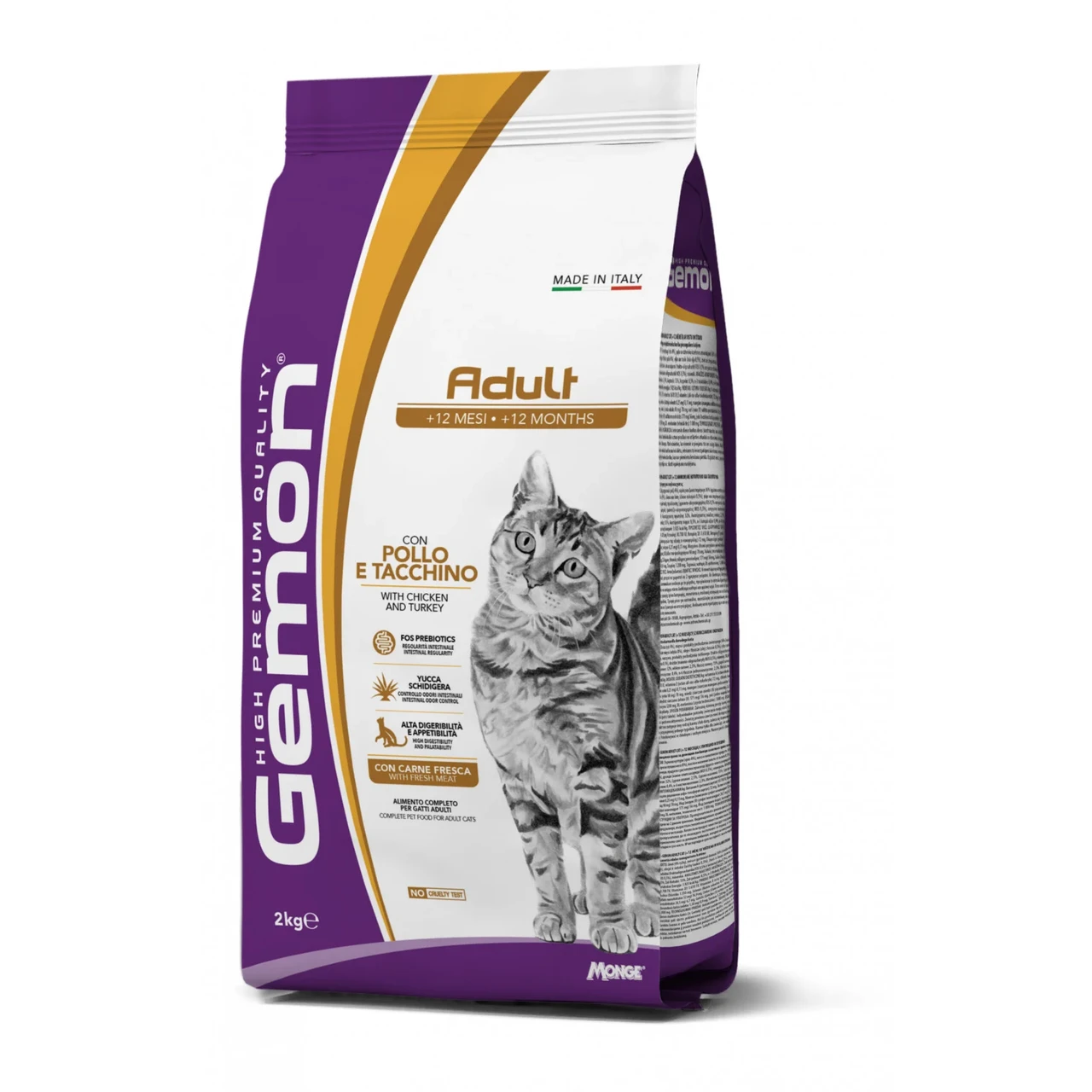 Gemon Cat Adult сухий корм для кішок від 1 до 10 років з куркою, 20 кг
