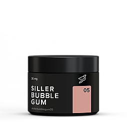 Гель для нарощування та дизайну нігтів Siller Bubble Gum Gel №05, 15 мл