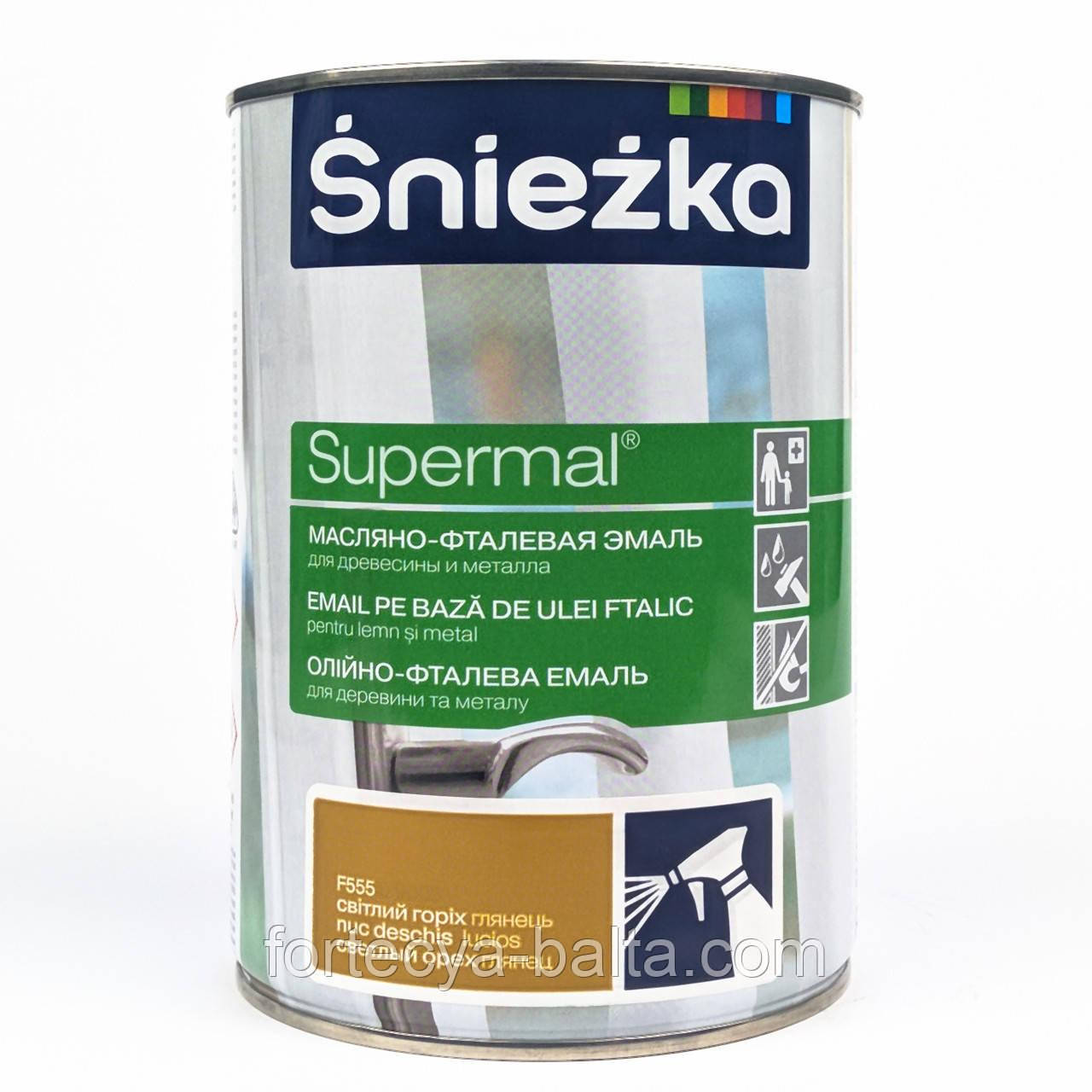 Емаль SNIEZKA горіх світлий Польща 0,8 л