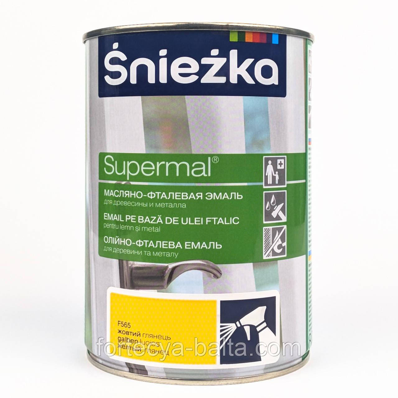 Емаль SNIEZKA жовта Польща 0,8 л